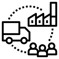 Green Supply Chain (icon by Becris, The Noun Project - Creative Commons CCBY)